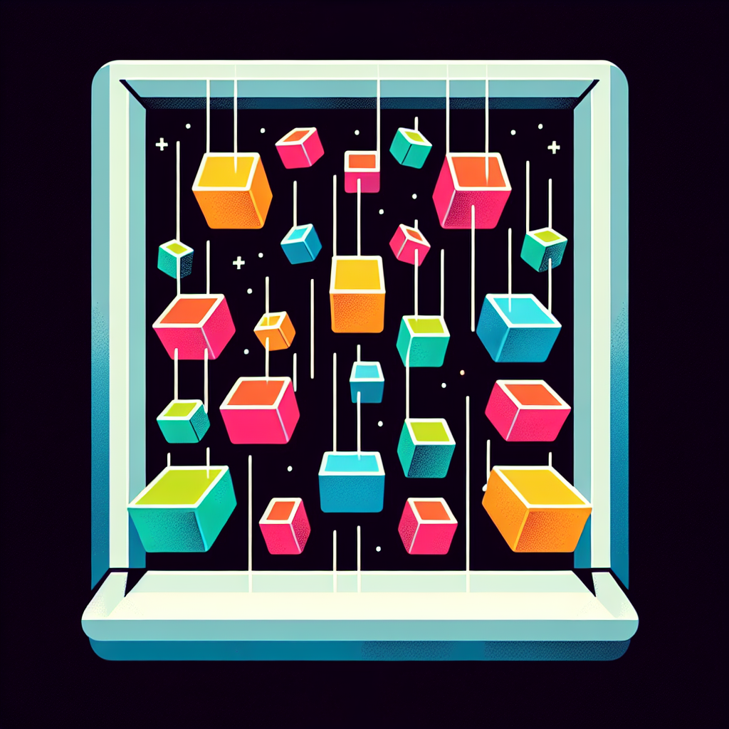 Tetris game screen